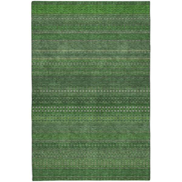 Dream Shag Premium Machine Washable Abstract ADS527 Fern 9 ft. x 12 ft. Area Rug