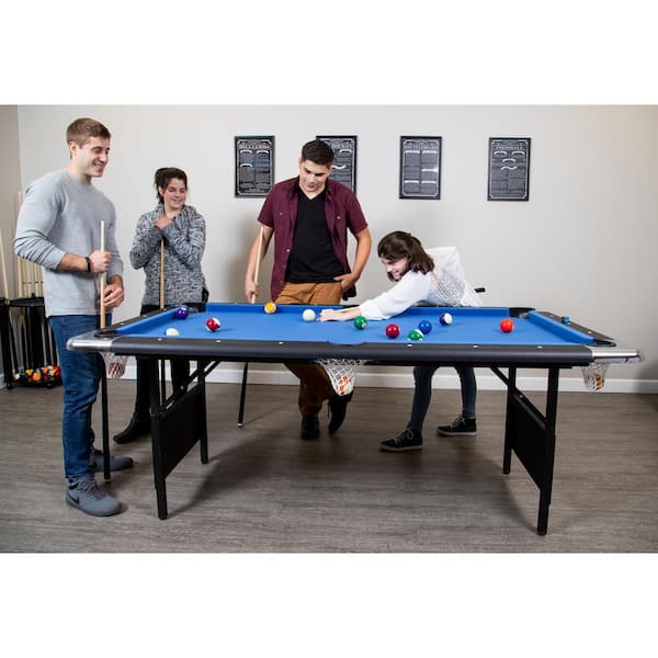 Hathaway Fairmont 6 ft. Portable Pool Table BG2574 - The Home Depot