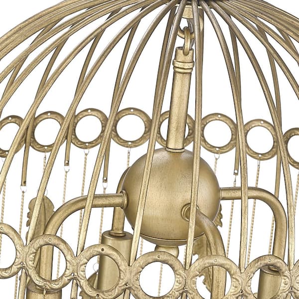 Exceptional Victorian Brass Bird Cage