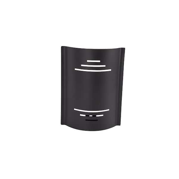 CRAFTMADE Wired Classic 2-Note Doorbell Chime for Front Door, Single-Note for Second Entrance, Flat Black Finish