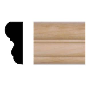 3/4 in. x 1-3/4 in. x 96 in. Hardwood Colonial Panel Moulding
