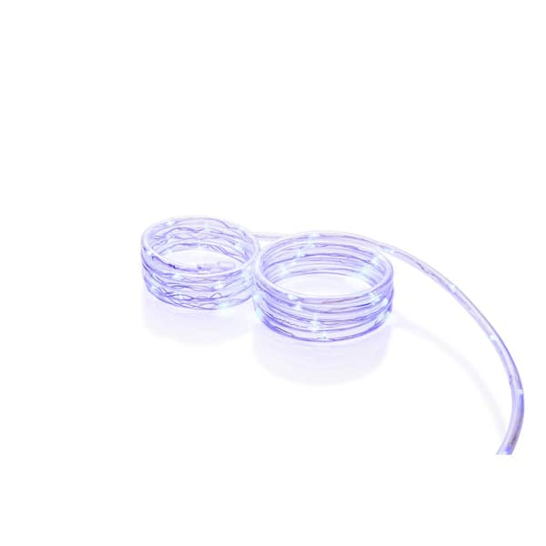 DEERPORT DÉCOR 2-Pack of 16 ft. (32 ft. total), 80 LED Blue Mini Rope Light