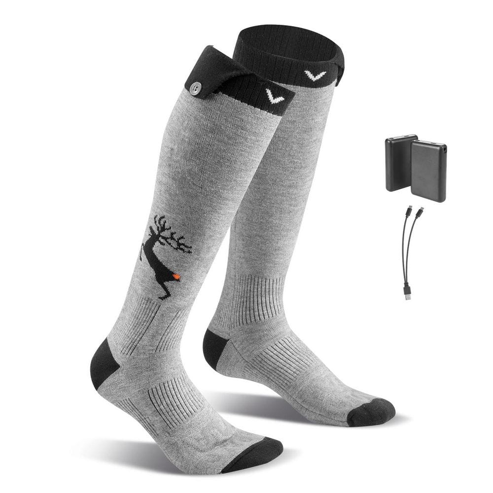 6000mAh Battery Heated Socks, Rechargeable, 4-Heating Levels, Electric Foot Warmer with APP Control for Men/Women price history on PriceWatchPro