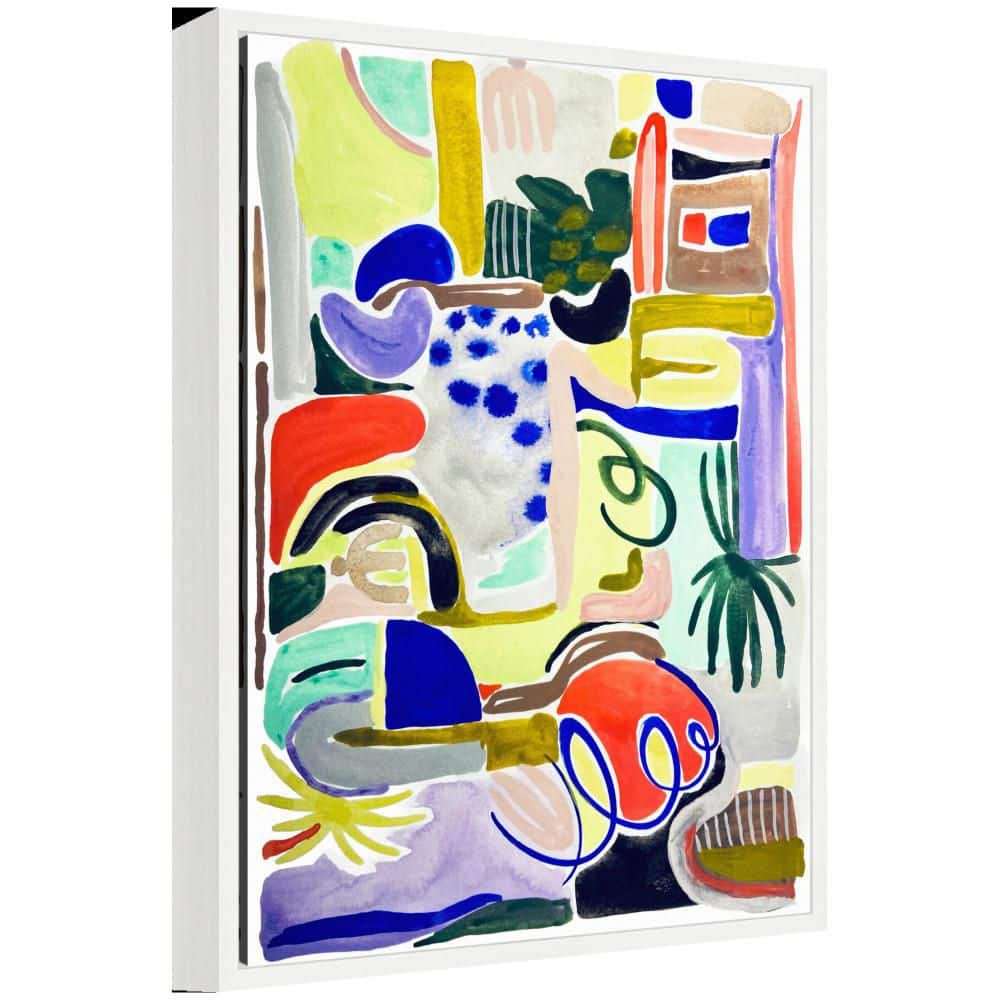 "Sylvie ""Abstract 07 in. by Emma Daisy Framed Abstract Art Print 18 in. x 24 in." price history on PriceWatchPro