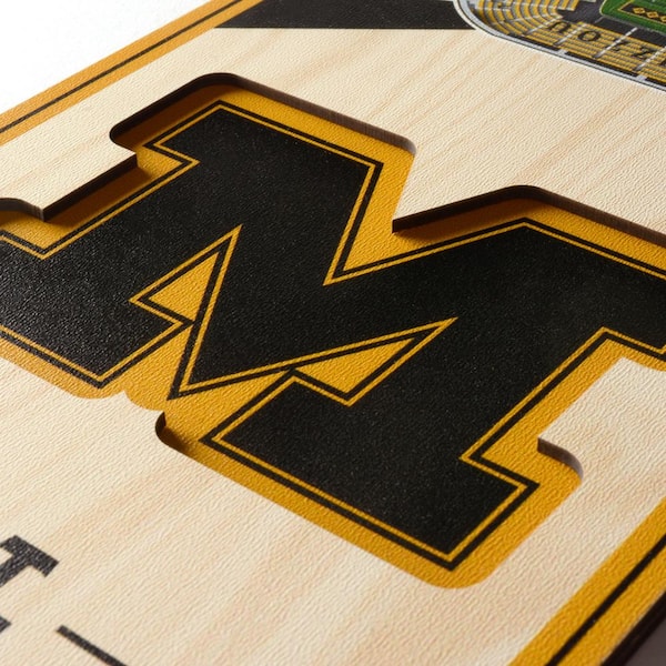 NCAA Missouri Tigers 6 in. x 19 in. 3D Stadium Banner-Faurot Field at Memorial Stadium
