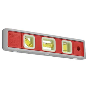 9 in. Magnetic Torpedo Level with Night Shade (Glow-in-the-Dark Vial Frames)