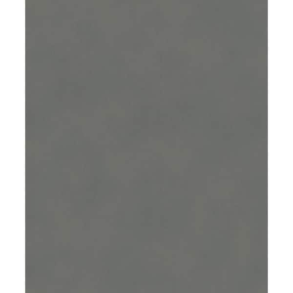 Plain Linen Texture Matte Dark Grey Finish Vinyl on Non-Woven Non-Pasted  Wallpaper Roll