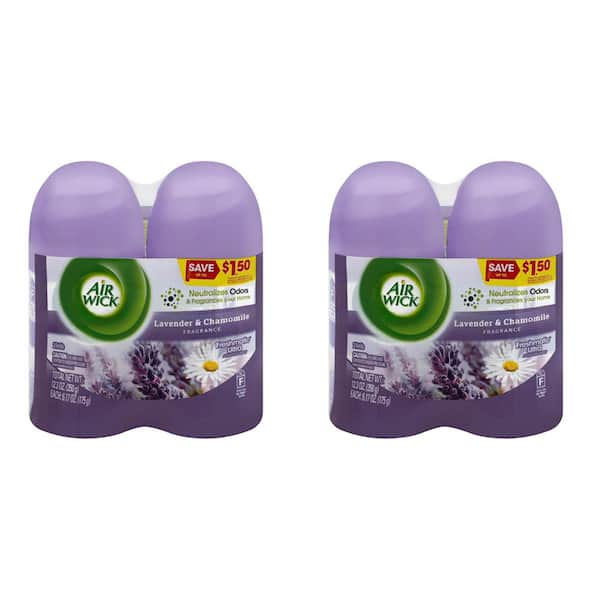 Air Wick Freshmatic Ultra 6.17 oz. Lavender Automatic Air Freshener Refill Spray (4-Refills)