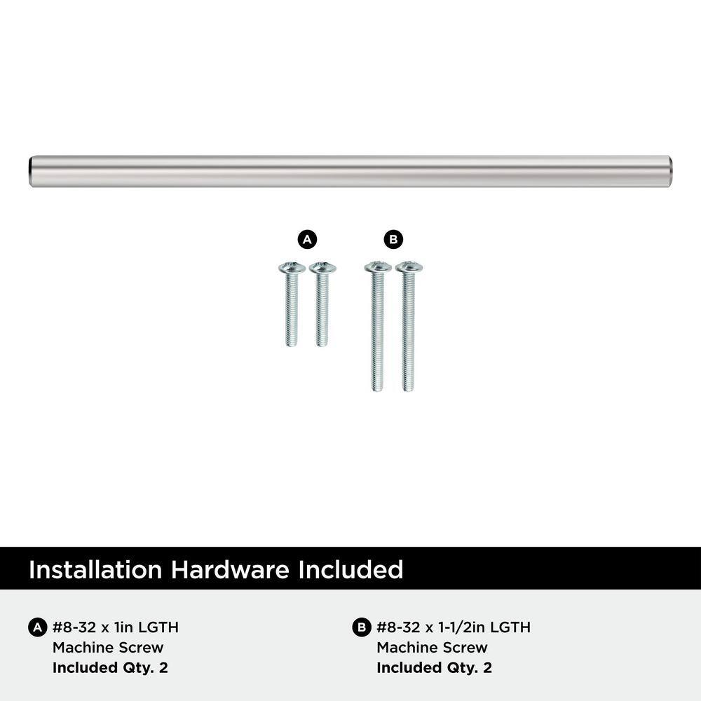 Polished Chrome 7" Bar Cabinet Pull with Mounting Hardware