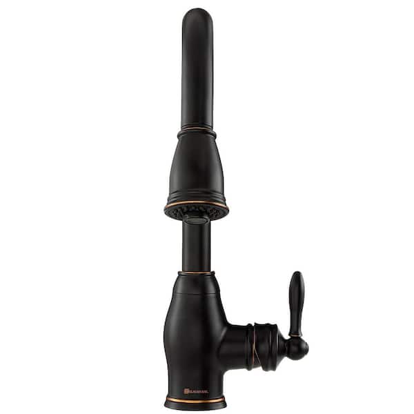 Newbury Single-Handle Pull-Down Sprayer Kitchen Faucet in Oil-Rubbed Bronze Newbury Single-Handle Pull-Down Sprayer Kitchen Faucet in Oil-Rubbed Bronze