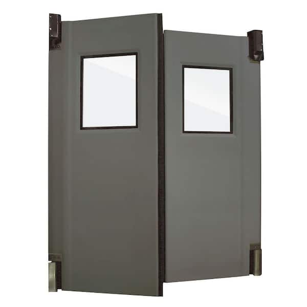 Aleco ImpacDor HD-175 1-3/4 in. x 96 in. x 96 in. Charcoal Gray Impact Door