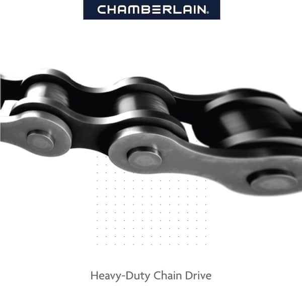 Chamberlain C2212T 1/2 HP Smart Chain Drive Garage Door Opener with Battery Backup - 2