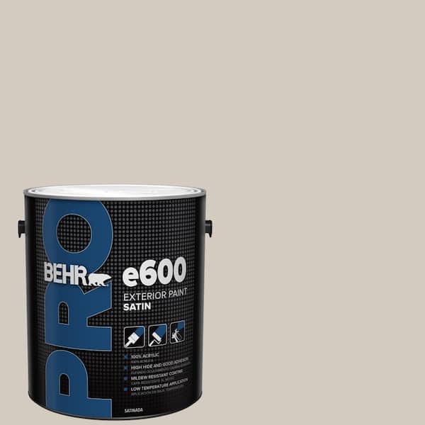 BEHR PRO 1 gal. #N220-2 Ashen Tan Satin Enamel Exterior Paint