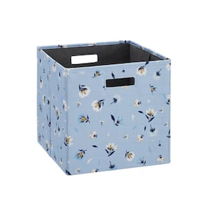 Emma 13 in. Cube Collapsible Storage Bin Daisy (Set of 2)