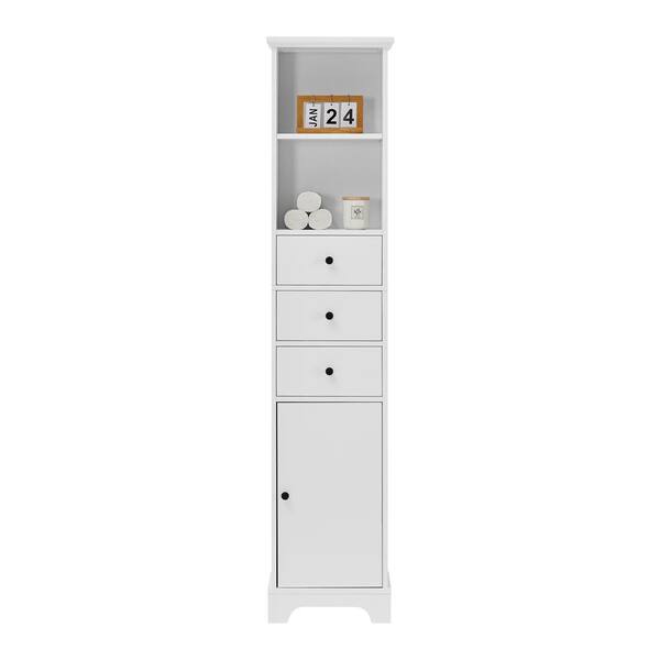 チェスト Siavonce 10.00 in. W x 15.00 in. D x 68.30 in. H White