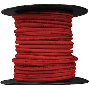 50 ft. 14 Gauge Red Solid Copper THHN Wire