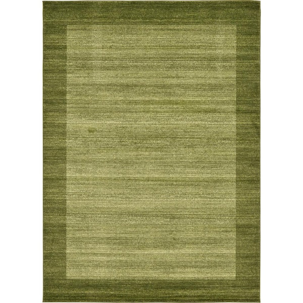 Unique Loom Del Mar Abigail Light Green 7' 0 x 10' 0 Area Rug