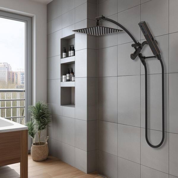 thumbnail image 2 of Lower Side Shower Head Holder Shower Head Holder With Strong Suction Cup - No Drill Required Wall Mount For Handheld Showers Tiny Shower Head Holder 2 of 9