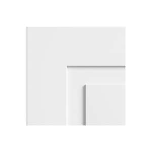 Grayson Pacific White Plywood Shaker Assembled Kitchen Cabinet Door Sample 7.5 in W x 0.75 in D x 7.5 in H