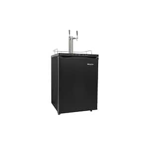 Double Tap 24 in. Full Size Beer Keg Dispenser with Digital Display in Black