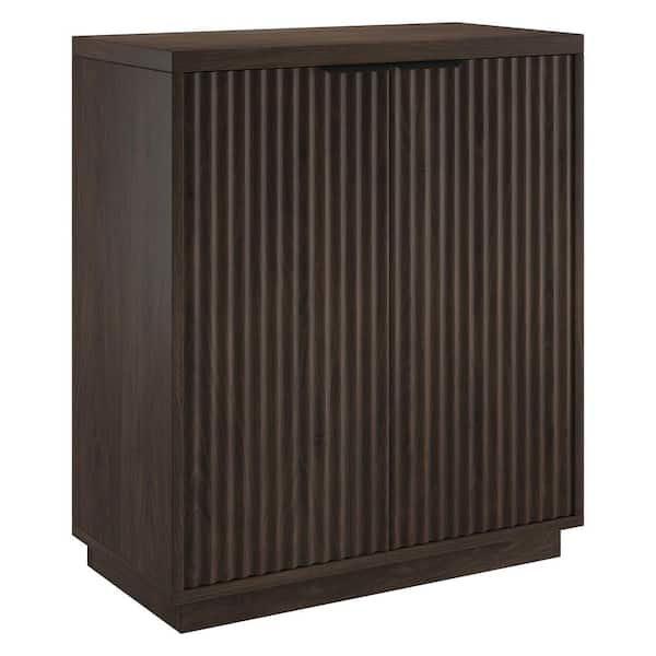 Mansfield 27.75 in. Alder Brown Rectangular Accent Cabinet