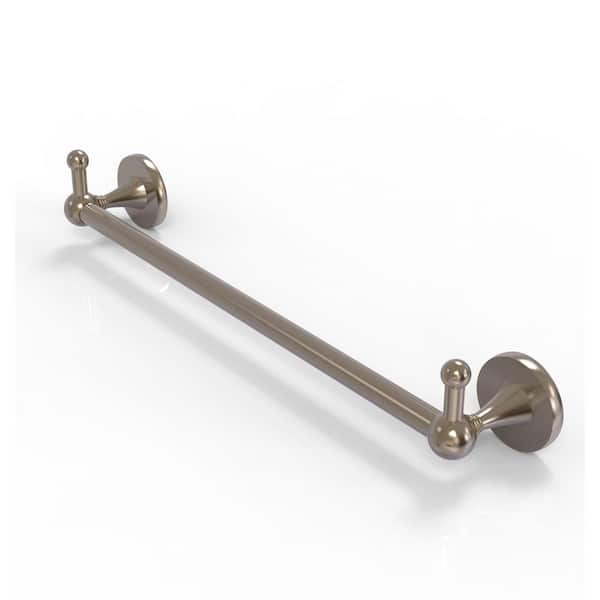 Allied Brass Shadwell Collection 30 in. Towel Bar with Integrated Hooks in Antique Pewter