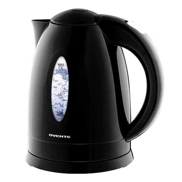 OVENTE 1.7L Black BPA-Free Electric 