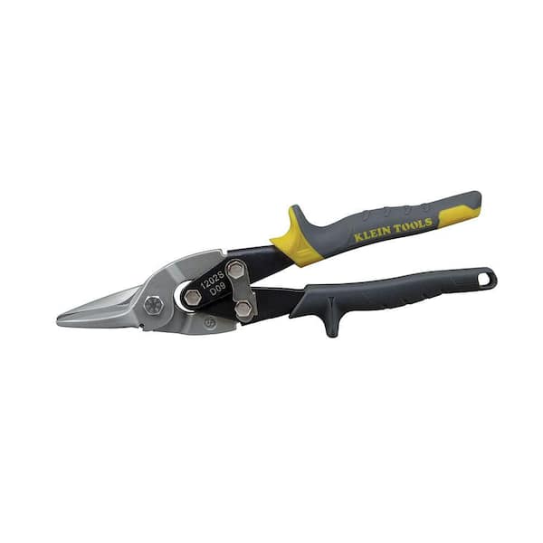 Klein Tools Straight-Cut Aviation Snips with Wire Cutter 1202S
