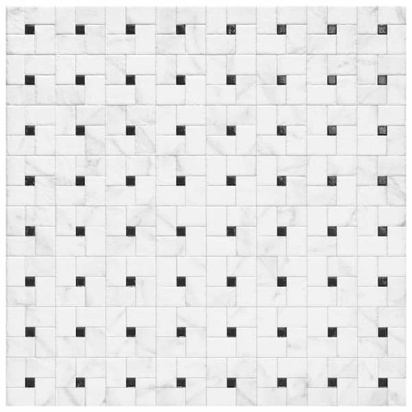 Merola Tile Domitia Cordoba 9 in. x 9 in. Porcelain Floor and Wall Take Home Tile Sample