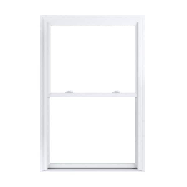 35.75 in. x 53.25 in. 70 Pro Series White Double Hung Low-E Argon Glass Vinyl Replacement Window, Screen Incl