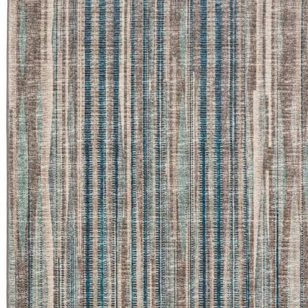 3 x 5 Brown Ombre Runner Rug