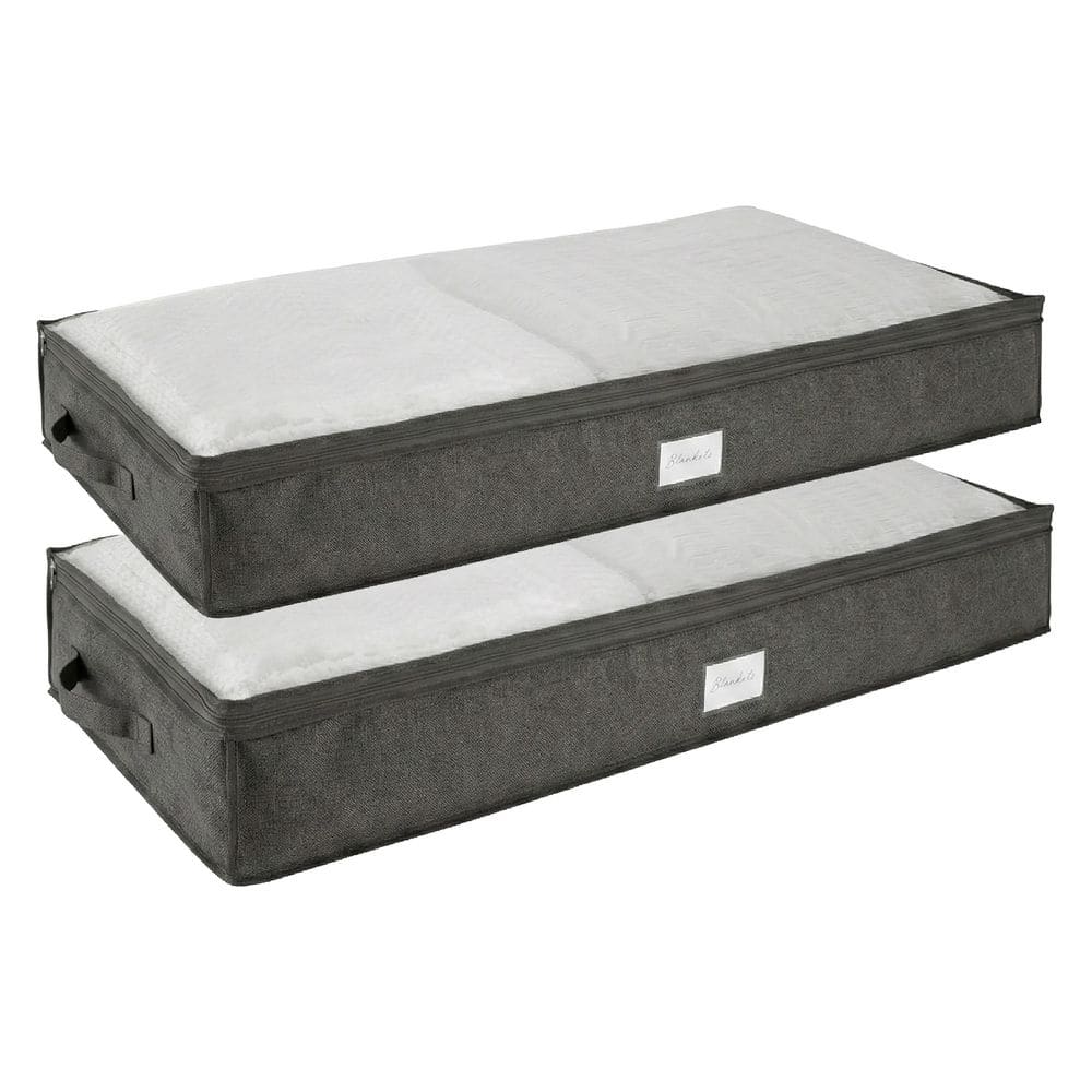 2 Pack 92 Qt. Under Bed Storage Bags in Gray price history on PriceWatchPro