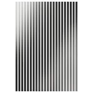 Adjustable Slat Wall 1/8 in. T x 2 ft. W x 8 ft. L Silver Mirror Acrylic Decorative Wall Paneling (22-Pack)