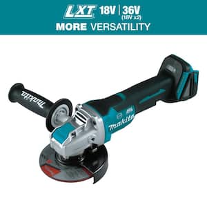 18V LXT Lithium-Ion Brushless Cordless 4-1/2 in./5 in. Paddle Switch X-LOCK Angle Grinder with AFT, Tool Only