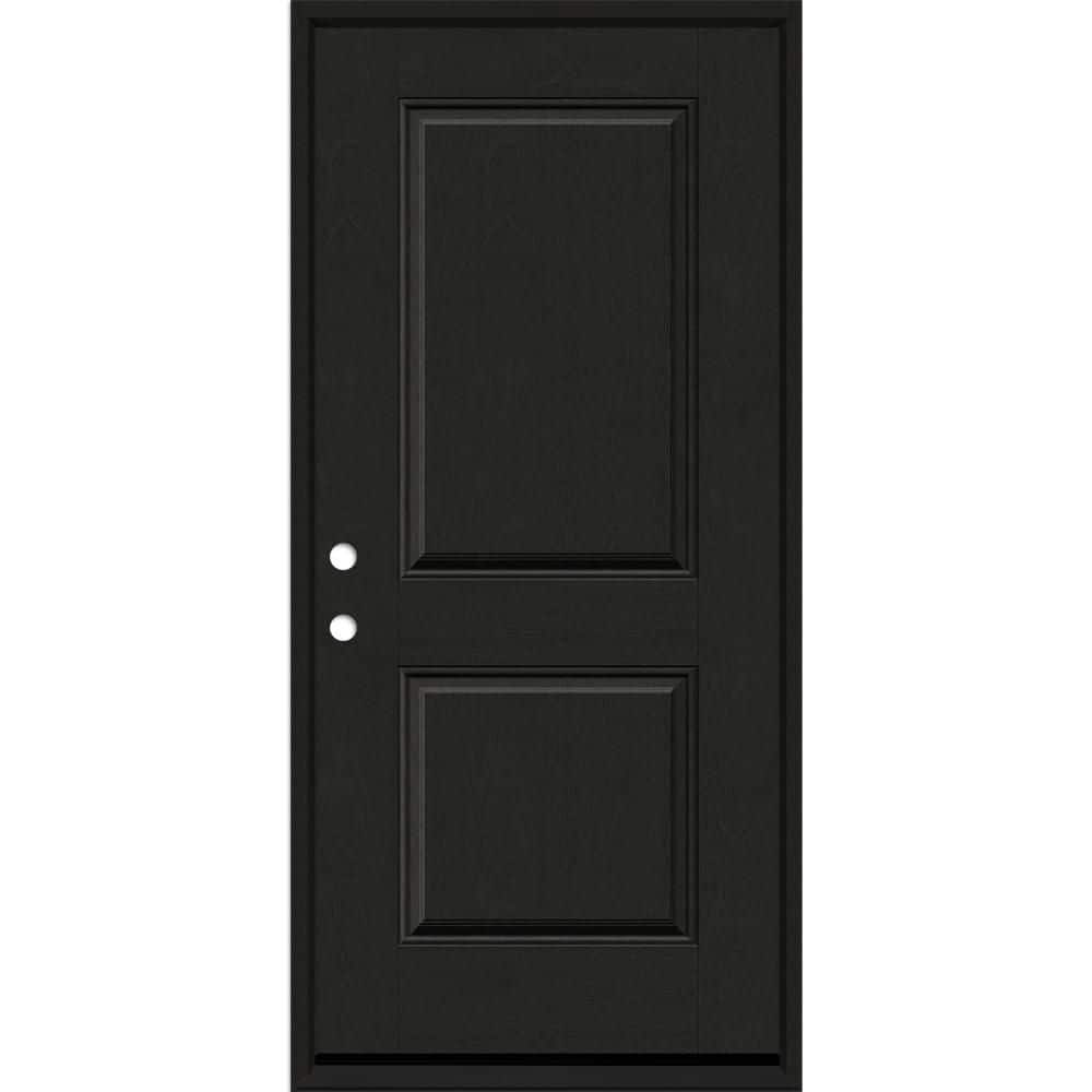 Regency 36 in. x 80 in. 2P Square Top RHIS Onyx Stain Fiberglass Prehung Front Door with 4-9/16 Jamb price history on PriceWatchPro
