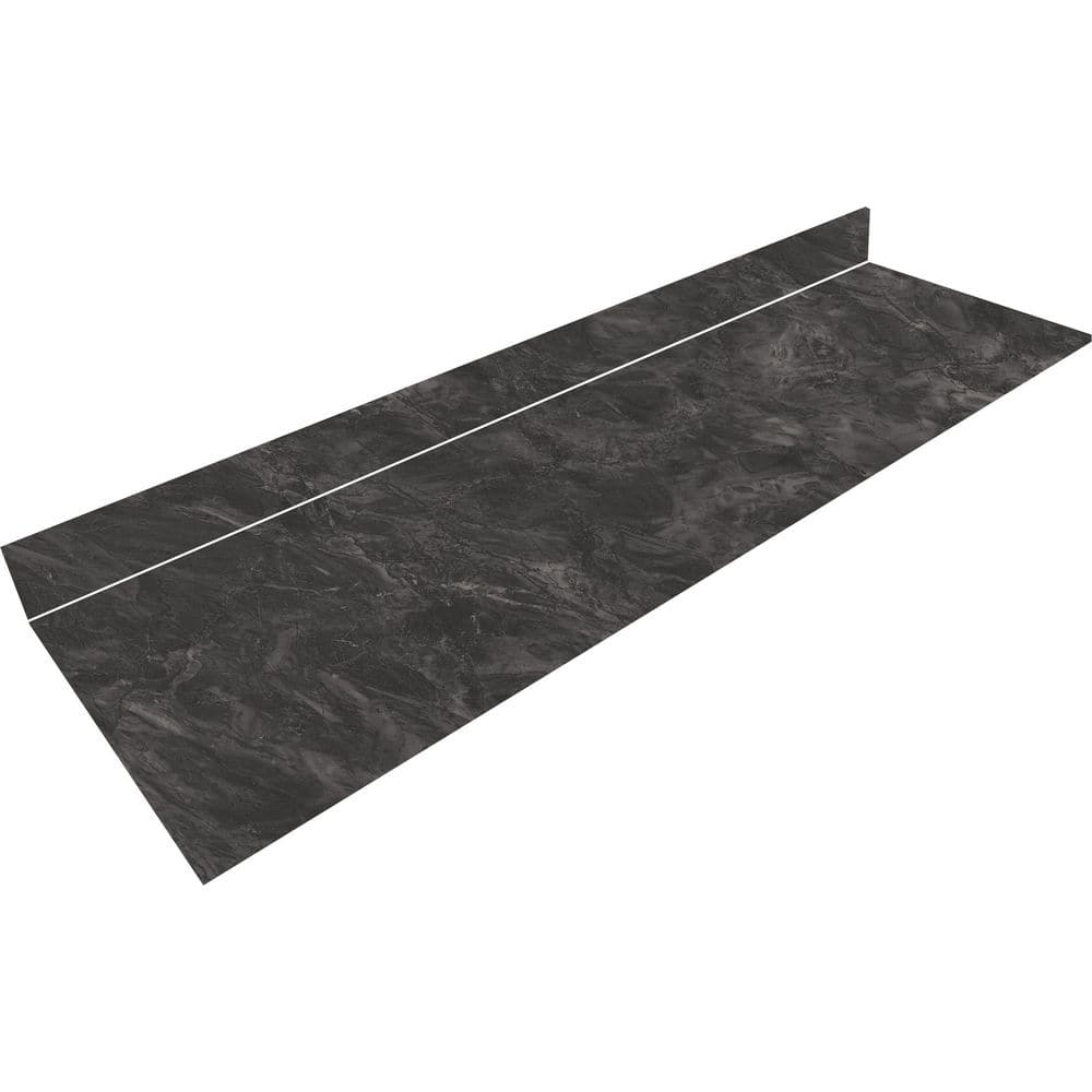 THINSCAPE 8 ft. L x 25 in. D Engineered Composite Countertop in