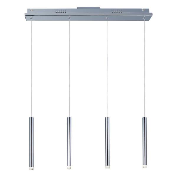 Filament Design Coit 4-Light Polished Chrome LED Ceiling Pendant