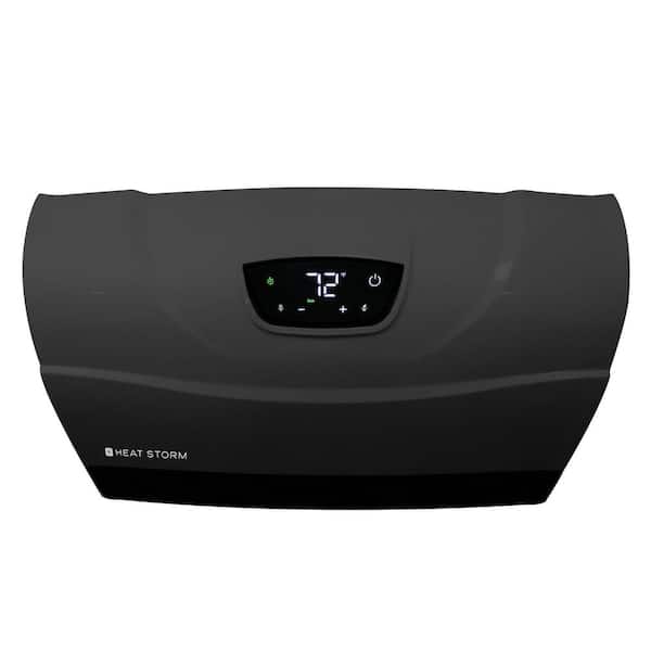 Heat Storm 1,500-Watt Gray Deluxe Indoor Floor to Wall Infrared Heater  HS-1500-PHXG - The Home Depot