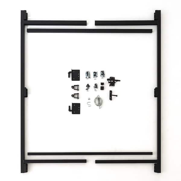 Adjust-a-Gate 60-96 in. W x 60 in. H Steel Gate Frame Kit, Original Wide Width Full Frame Gate Kit