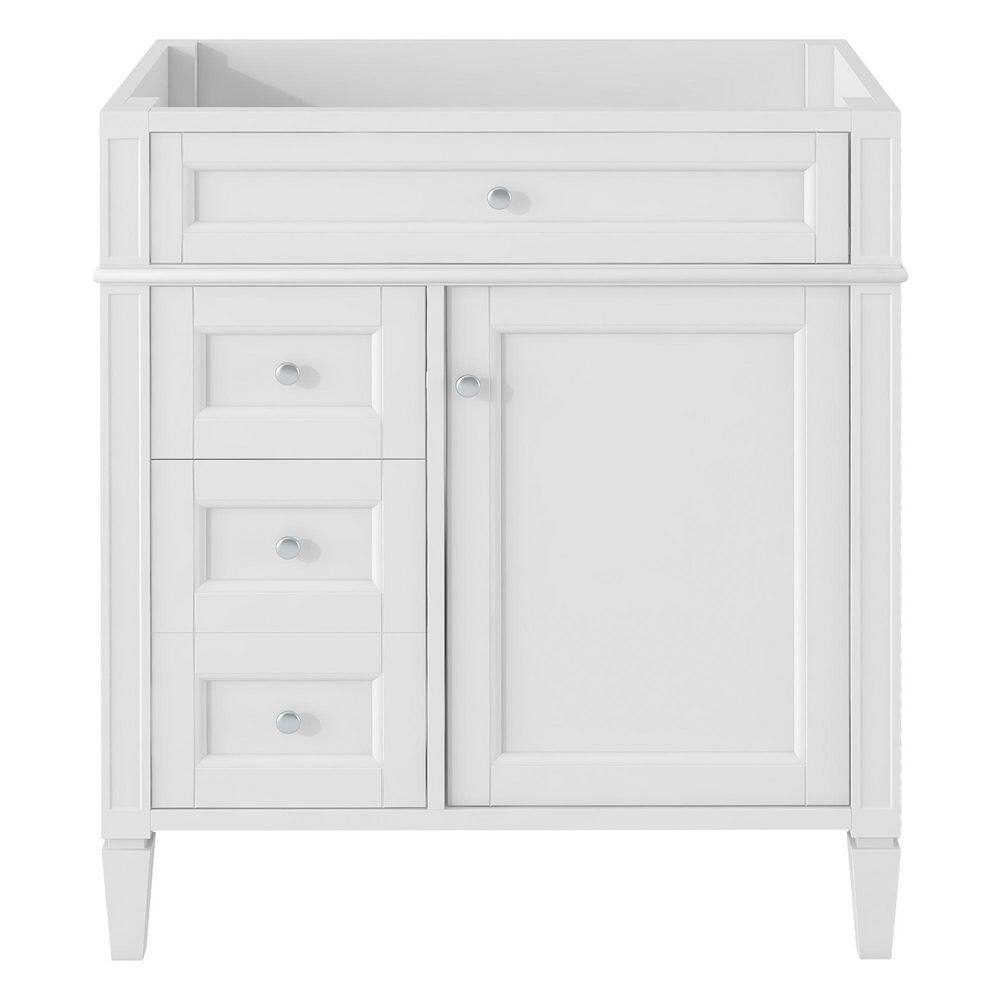 29.3 in. Bath Vanity Cabinet without Top in White with 2 Drawers and a Tip-out Drawer, Basin Not Included price history on PriceWatchPro