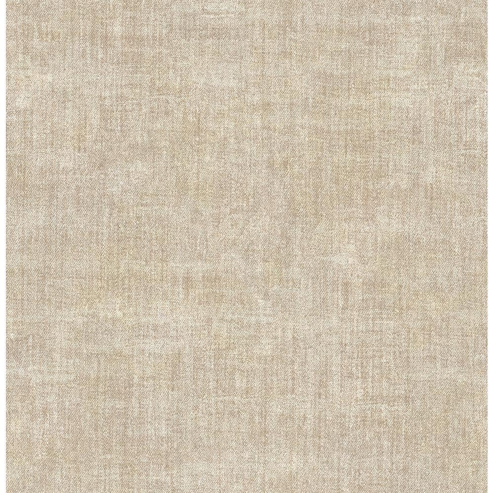 Gramercy Beige Linen Beige Wallpaper Sample