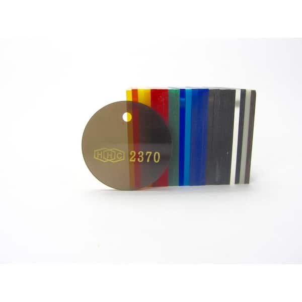 Falken Design 24 in. x 72 in. x 1/8 in. Thick Acrylic Bronze Translucent 10%, 2370 Sheet