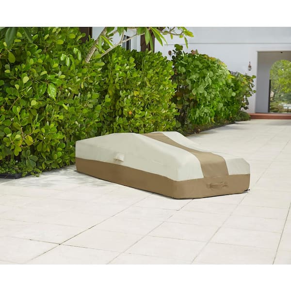 Hampton Bay Chaise Outdoor Patio Cover 628330 C The Home Depot - Hampton Bay Patio Furniture Covers Home Depot
