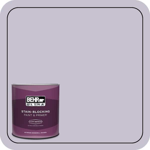 BEHR ULTRA 1 qt. #ICC-44 Lavender Bouquet Extra Durable Eggshell Enamel Interior Paint & Primer