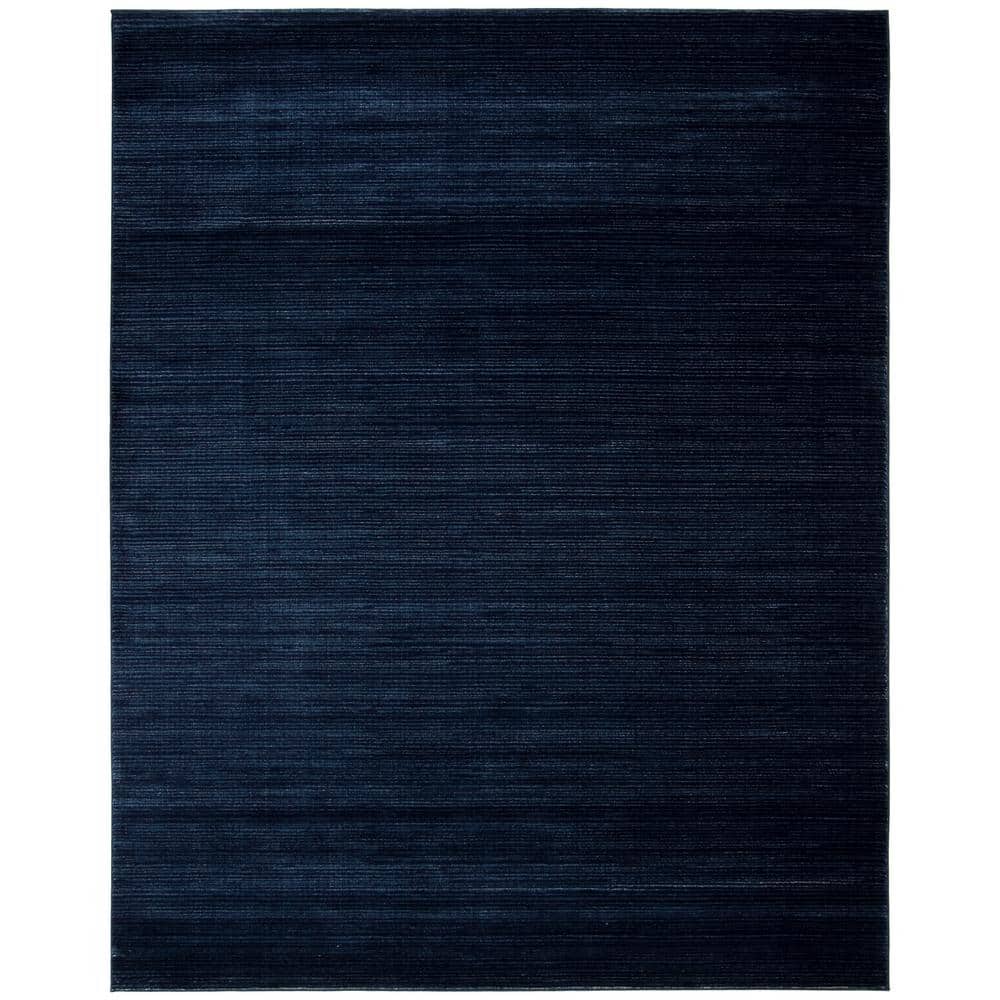 SAFAVIEH Vision Navy 9 ft. x 12 ft. Solid Area Rug VSN606N-9 - The Home Depot