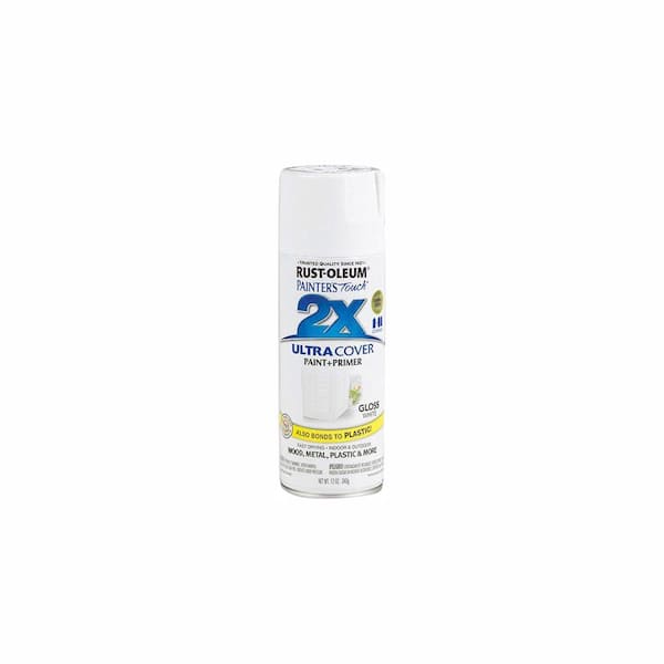 Rust-Oleum Painter's Touch 2X 12 oz. White Gloss General Purpose Spray Paint (6-Pack)