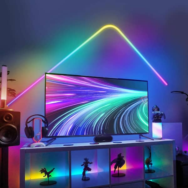 Reviews for Govee RGBIC 6.5 ft. Smart Neon Plug-In Indoor Color Changing  Wi-Fi Enabled Rope Light (1-Rope)