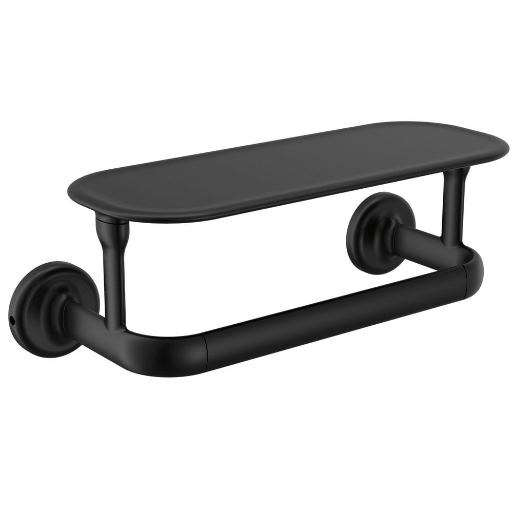 Bonacci 8 in. Wall Mounted Single Towel Bar in Matte Black price history on PriceWatchPro
