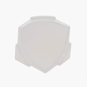 Internal Angle NS5 White 7/8 in. x 7/8 in. Complement Aluminum Tile Edging Trim
