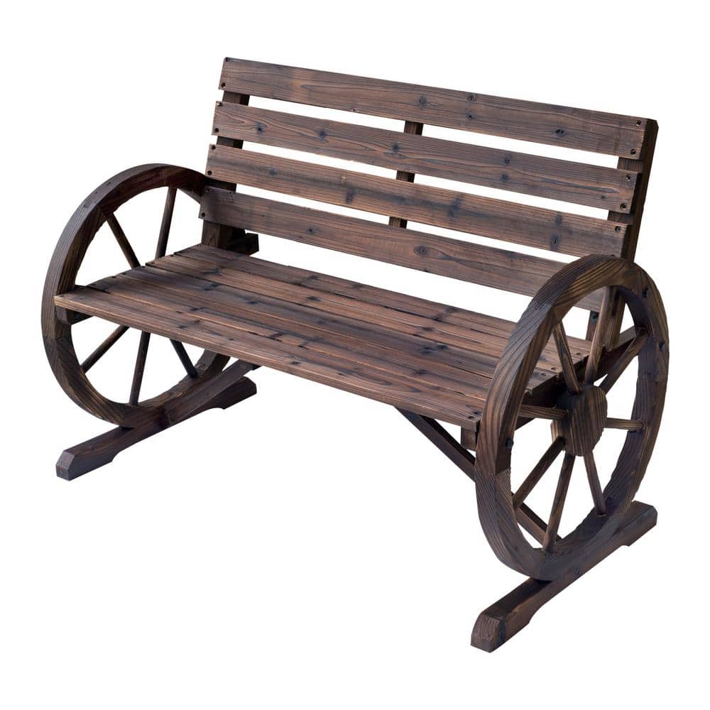 WAGON WHEEL BENCH         OUT OF STOCK 